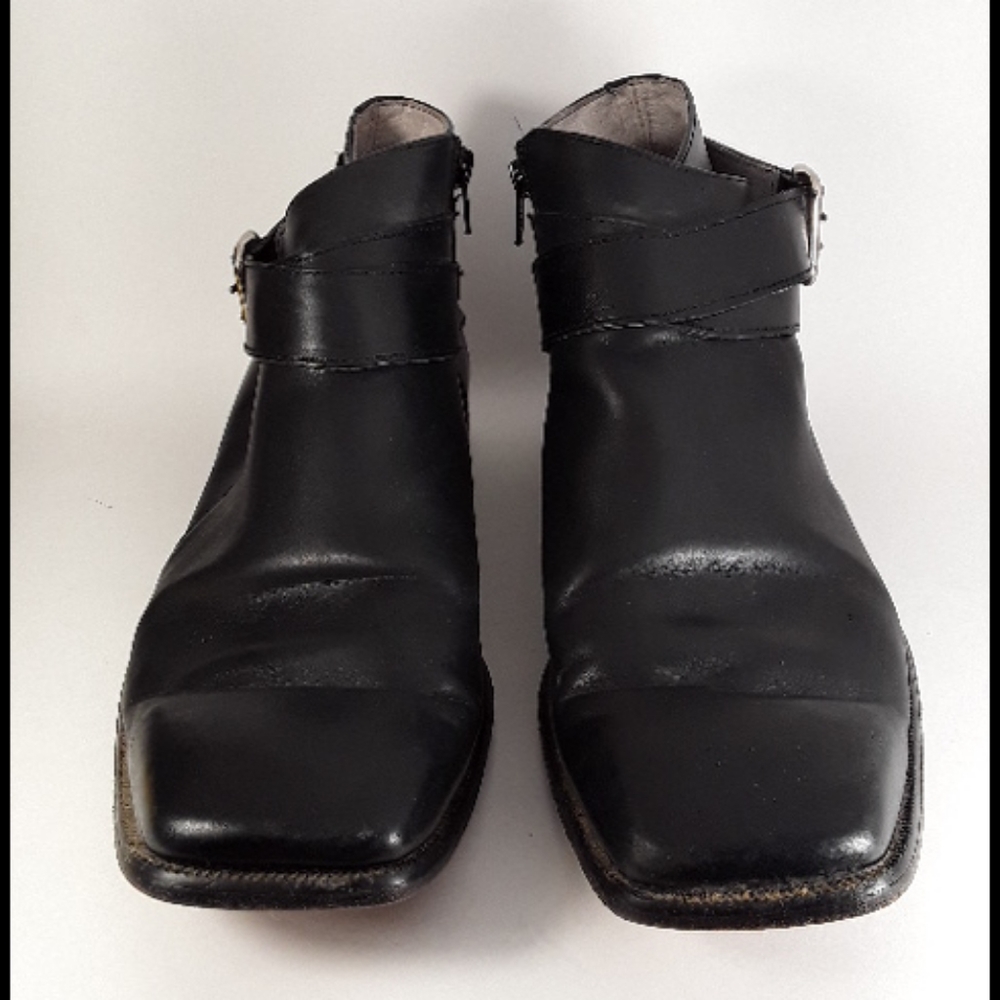 Bostonian Square Toe Ankle Boots Size 10.5